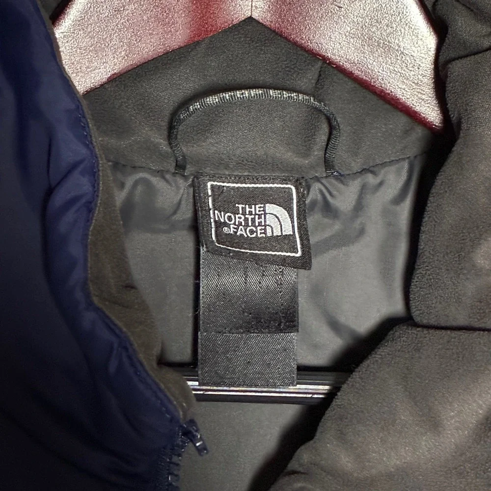 The North Face Nylon Quilted Full Zip Puffer Jacket‎ Mens XL? Navy Blue